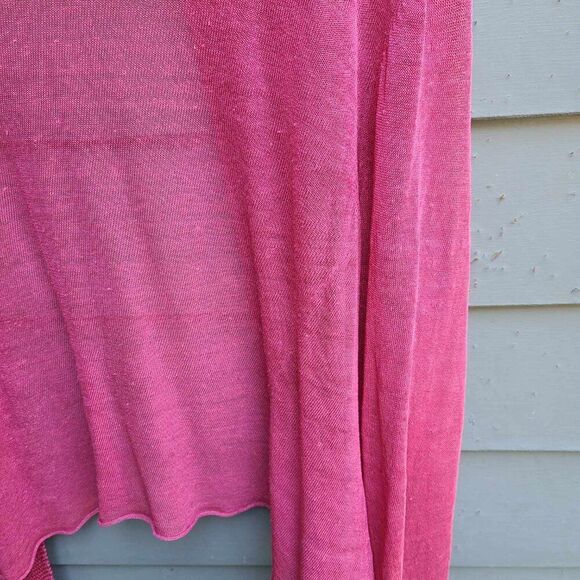 Eileen Fisher Rust  Linen Blend Cardigan Sweater size XL - Picture 2 of 16